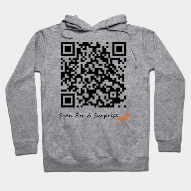 Surprise QR Code Hoodie by nenedasher